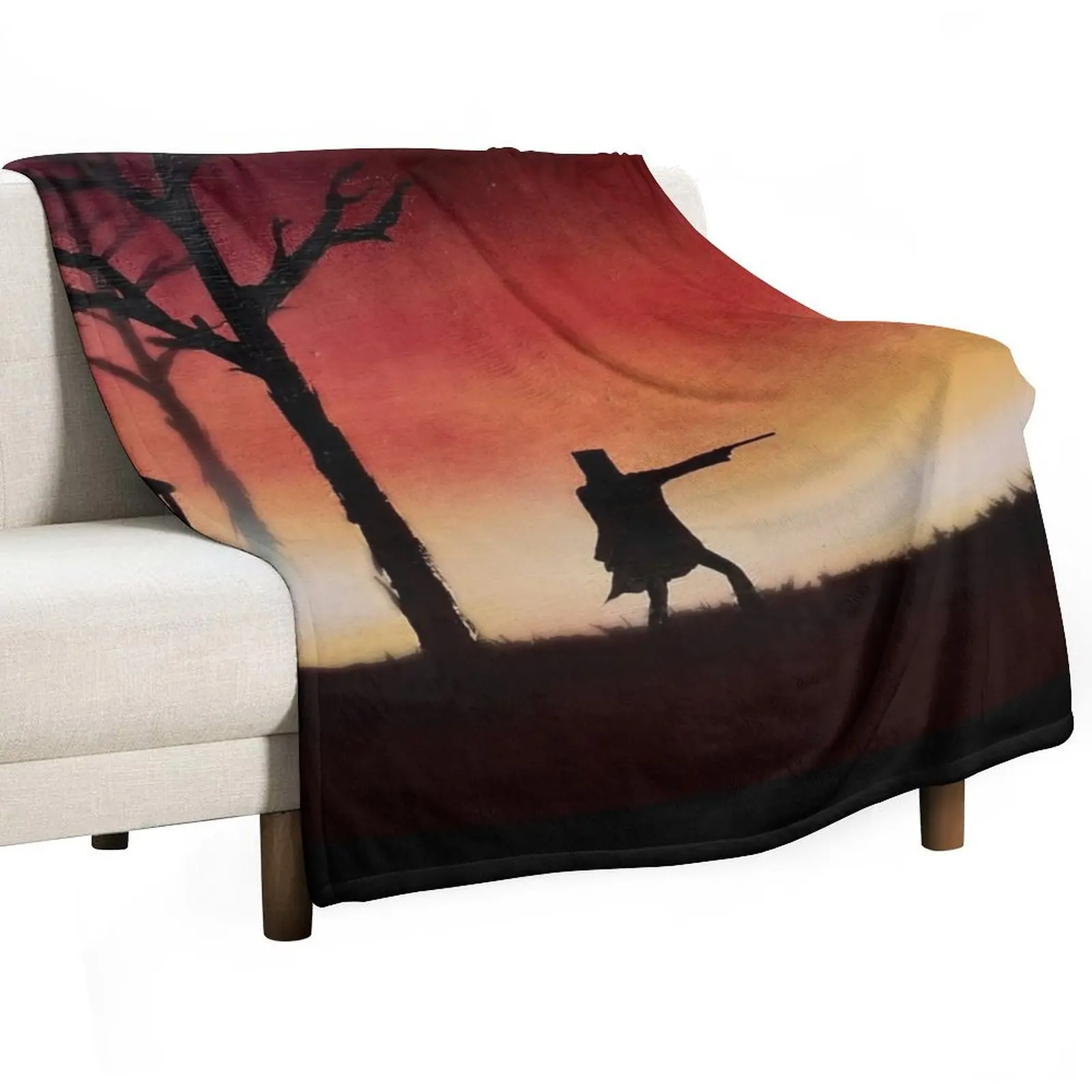 Ned Kelly Throw Blanket Bed covers Decorative Sofas funny gift Blankets