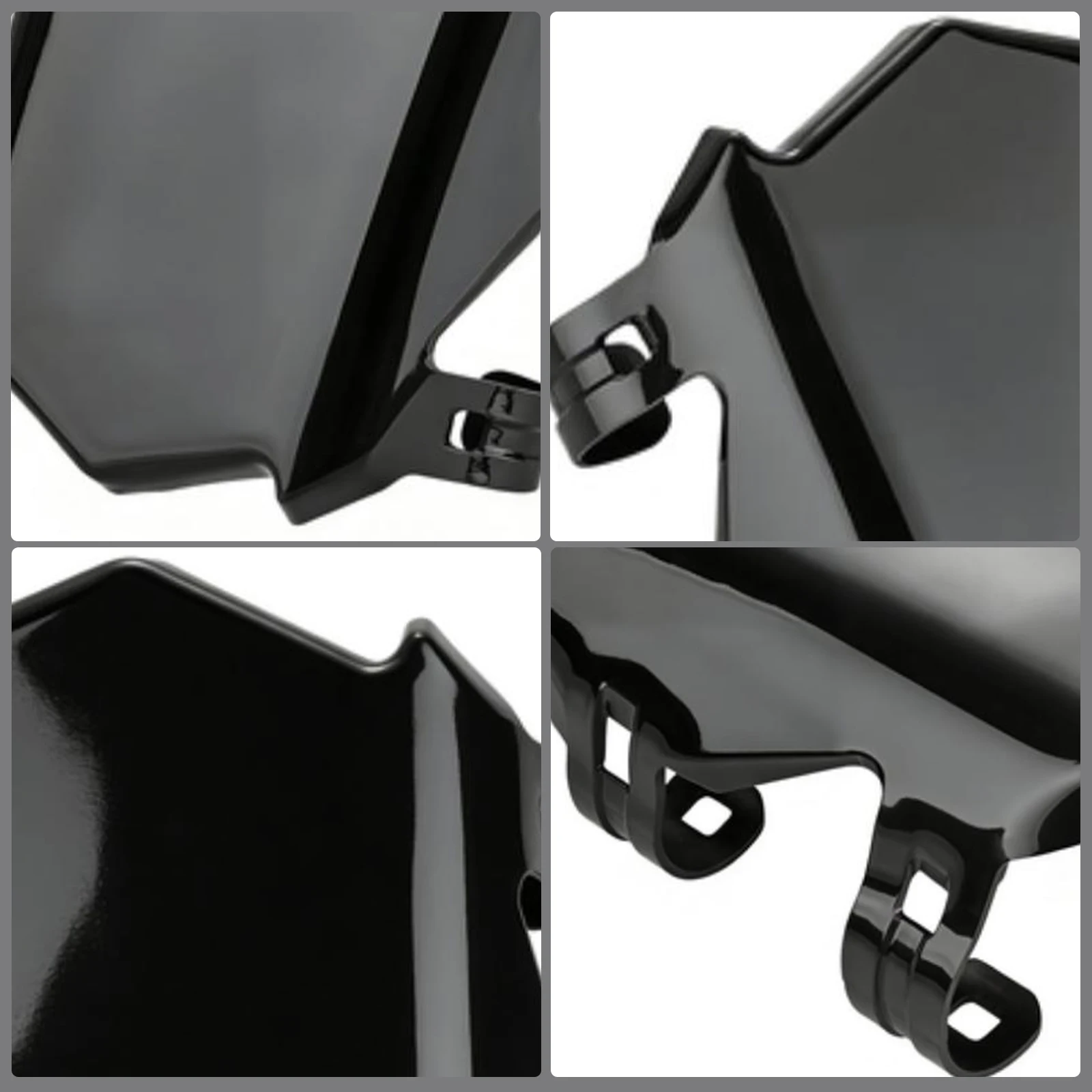 Electric Dirt Bike Front Number Plate w/ Ties Replacement Protective Plate Lightweight for Surron Light Bee Talaria Sting 79BIKE