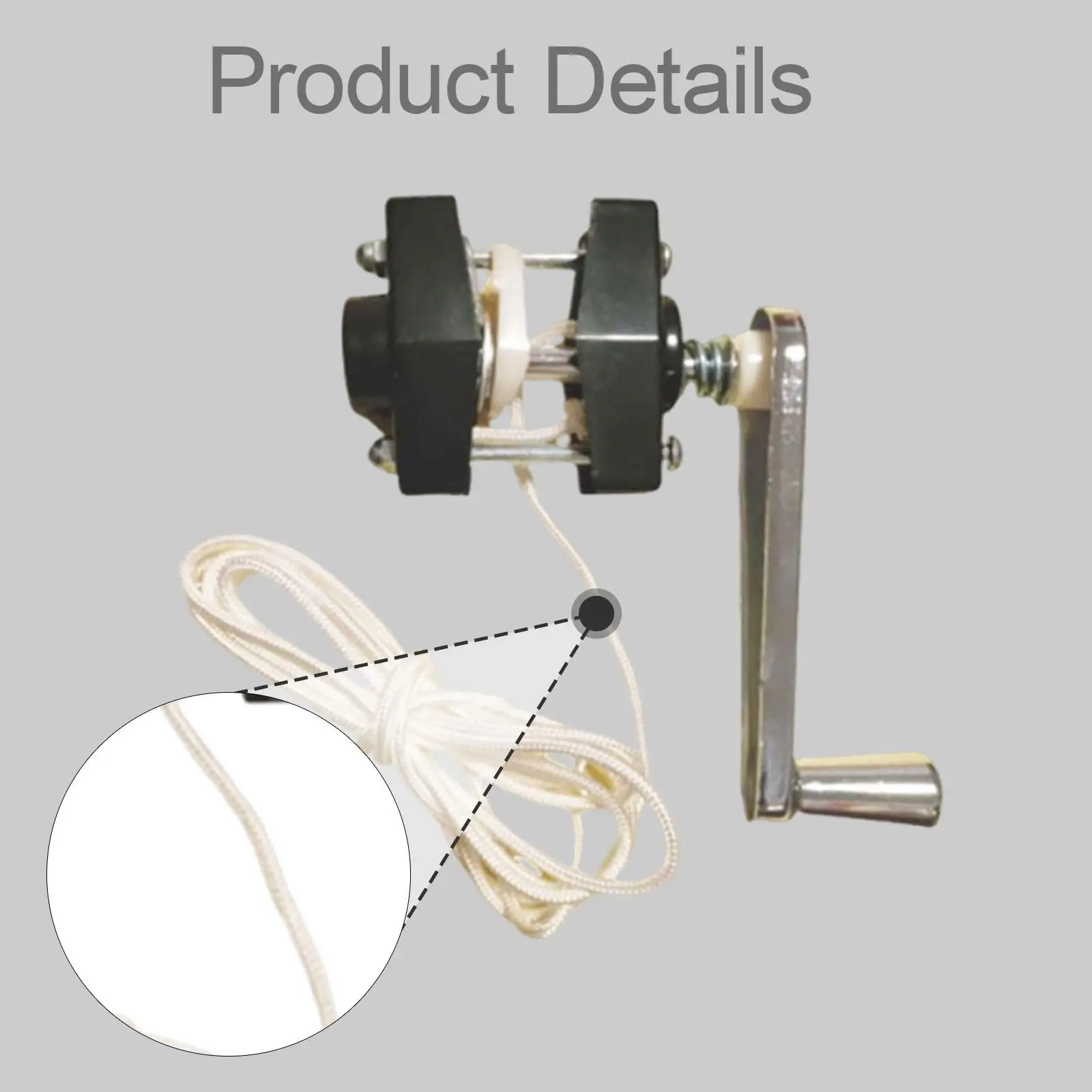 Patio Umbrella Accessories Garden Umbrellas Crank Handle Easy Install Windproof Reinforced Design for Backyard Shade Use