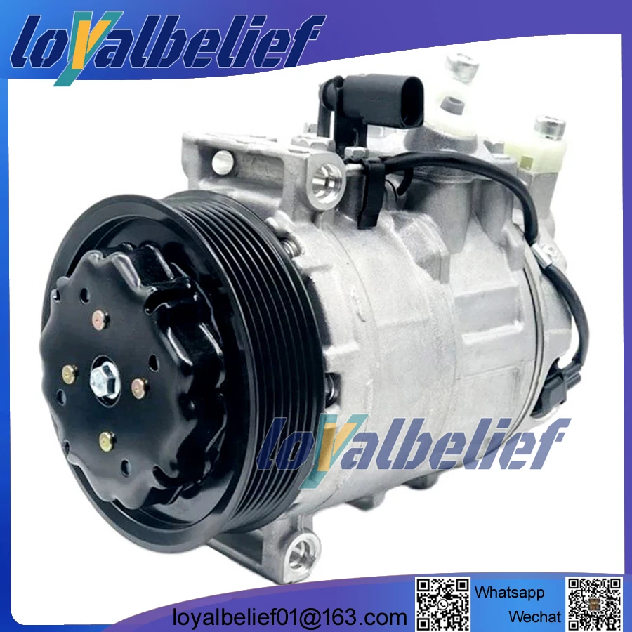 7SEU17C Auto AC Compressor For Porsche Cayenne 955 957 958 Turbo V8 94812601100 94812601101 95812601401 958126014BX DCP28010