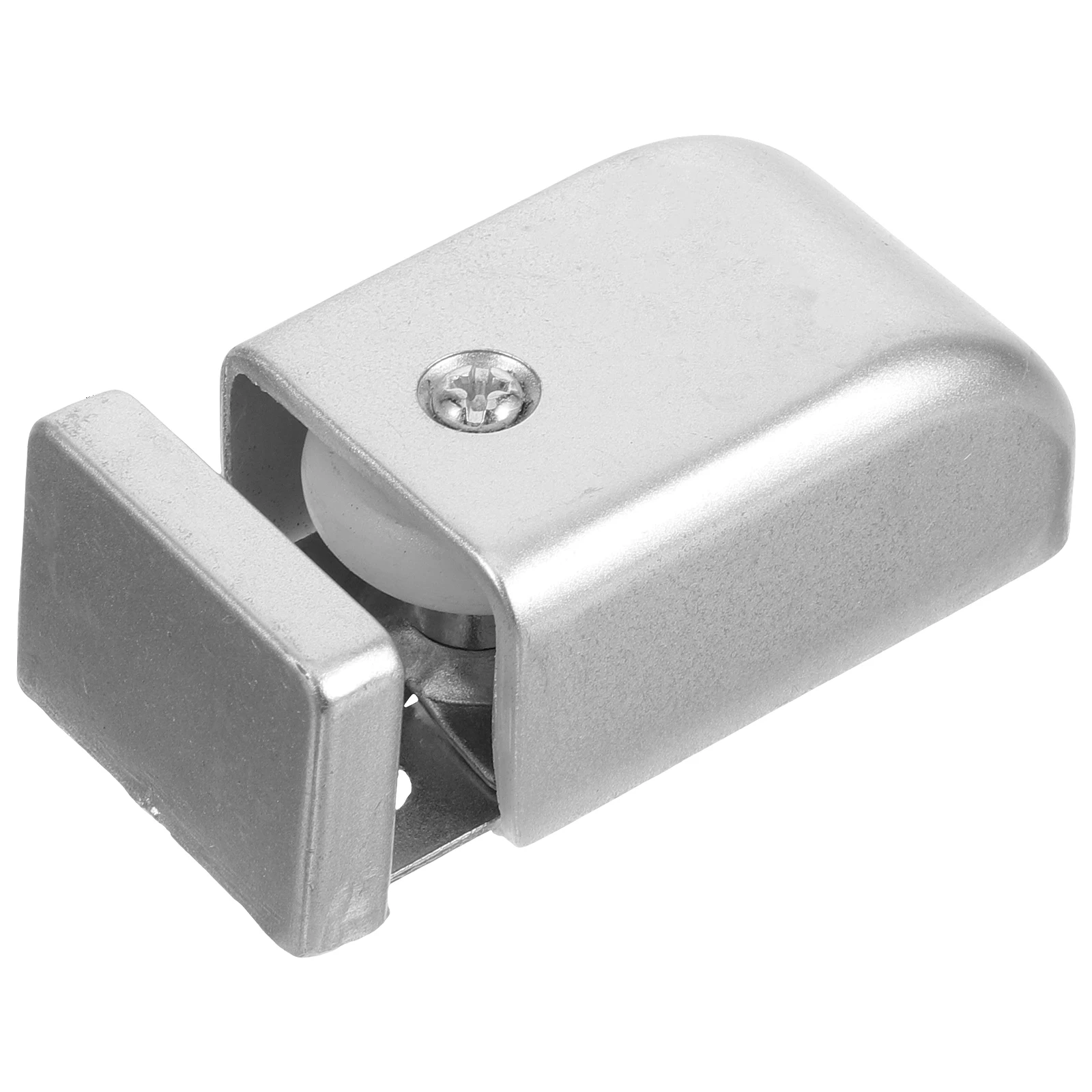 

Shower Stopper Guide Adjustable Sliding Glass Bottom Track Silver Color Versatile Design Easy Installation Shower Replacement
