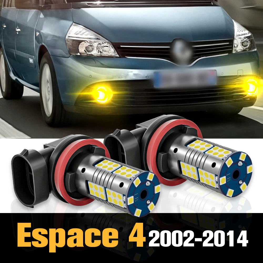 

2pcs Canbus LED Fog Light Lamp Accessories For Renault Espace 4 2002-2014 2004 2005 2006 2007 2008 2009 2010 2011 2012 2013