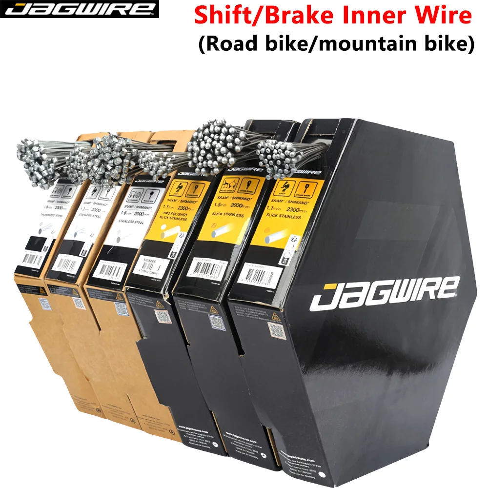 JAGWIRE Shift/Brake Inner Wire Slick Stainless Elite Polished Ultra Road Bike Mountain Bike Brake /Shift line Slick Stainless