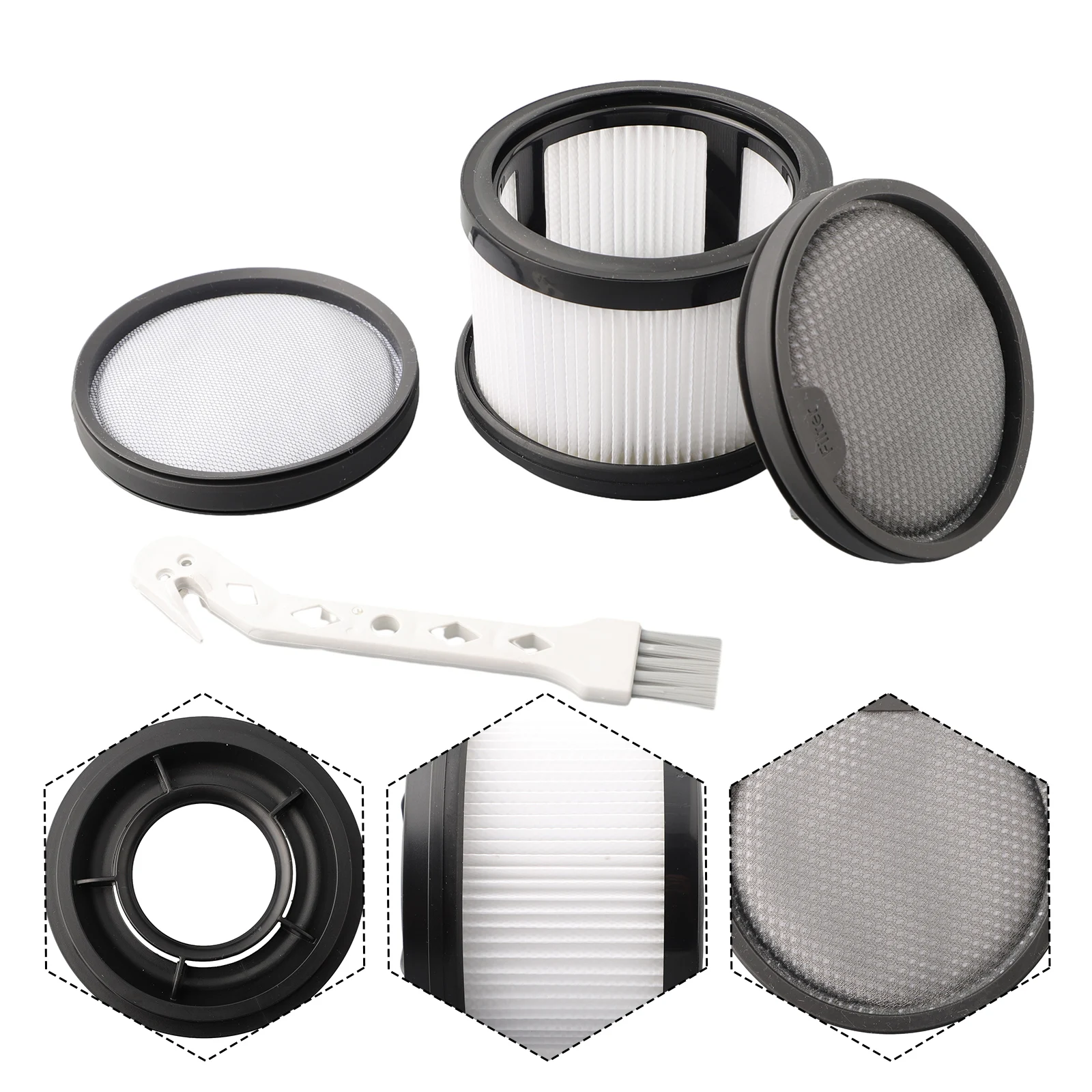 

Main Filter With Pre-Filters For Dre-ame T20 T30 For G9 G10 Vacuum Cleaner Handheld Cordless Vac Spare Parts Accessories