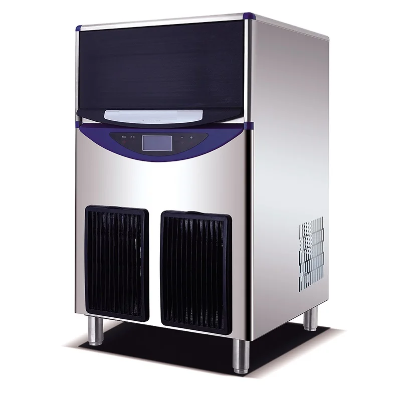 50kg/24h Máquinas De Gelo Autoportantes Fazendo O Fabricante Usado Cube Ice Maker para bar