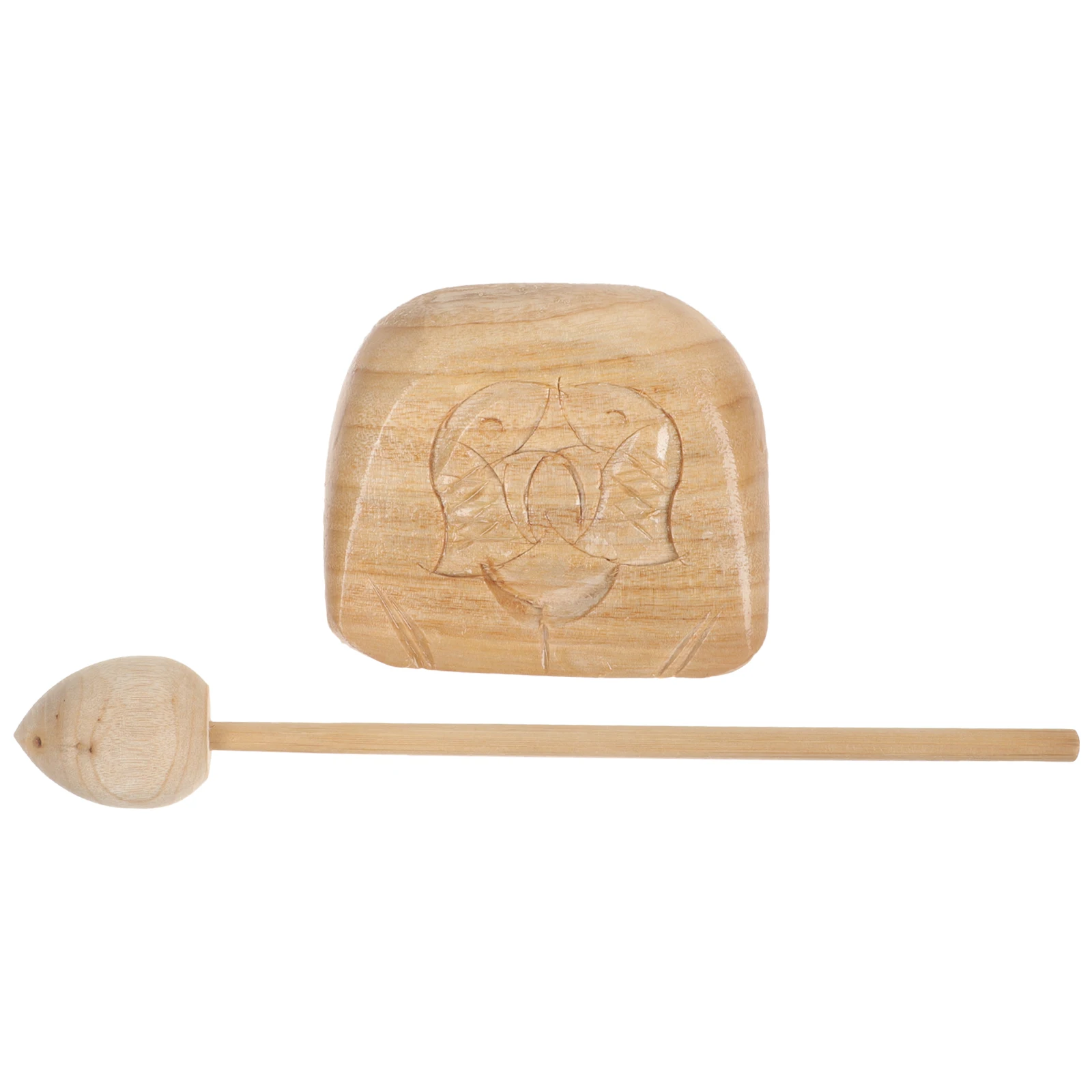 

Small Wooden Fish Instrument Parent-child Toy Childrens Musical Instruments Tool Education Percussion for Kids Infant