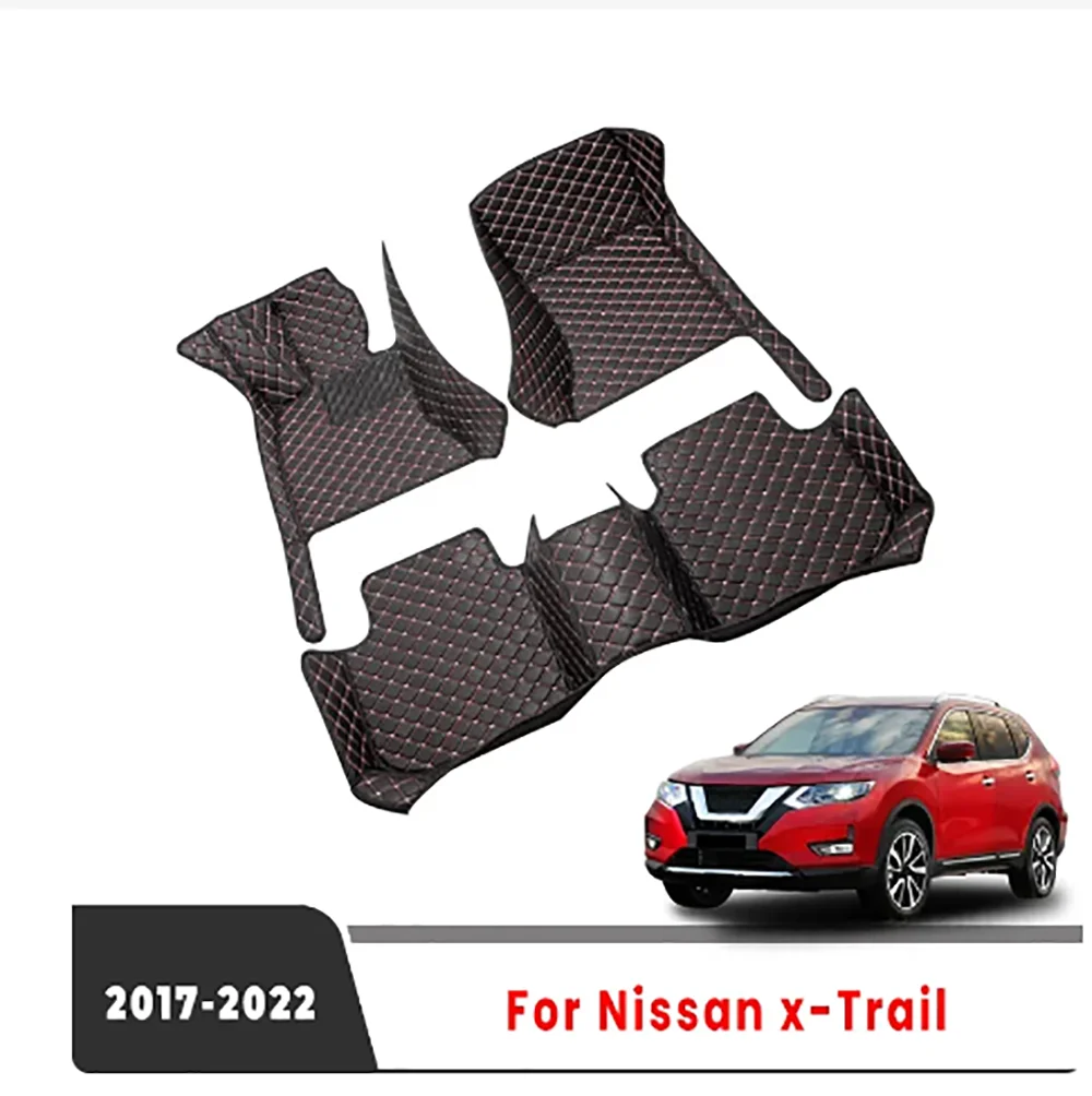 Custom For Nissan X-Trail xtrail Rogue 2023 2022 2021 2020 2019 2018 2017 (5 seats) Auto Accessories Carpet Rugs  Car Floor Mat