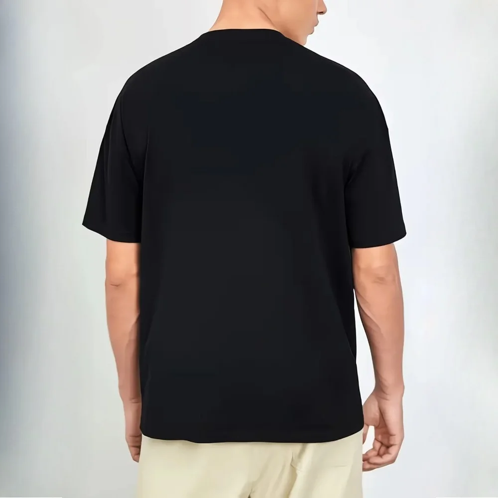 Men'S T Shirt Summer Half-Full Half-Empty Meme Psychology Women Cotton Tee Streetwear Oversize Casual Trend Loose Short Sleeve