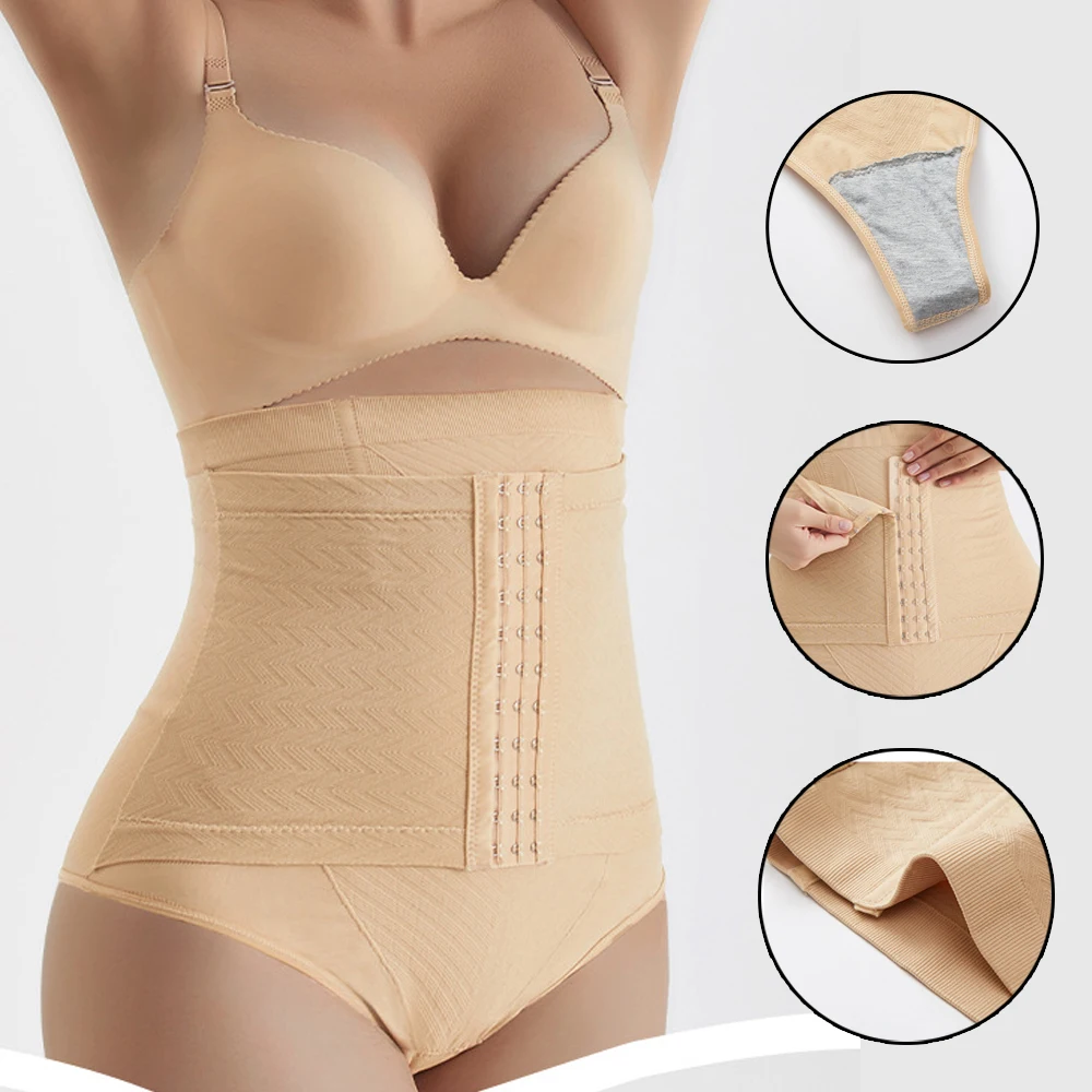 Cintura Trainer Shaper Do Corpo Para As Mulheres, Cueca De Controle De Barriga, Shapewear Sem Costura, Cueca Tanga