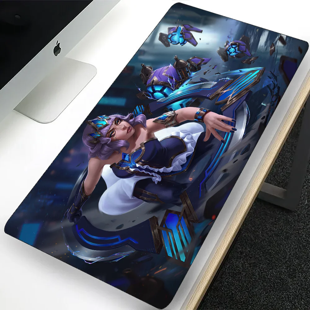 Большой игровой коврик для мыши League of Legends qiyan, компьютерный коврик для мыши, компьютерный игровой коврик для мыши для ноутбука XXL, Офисная Клавиатура
