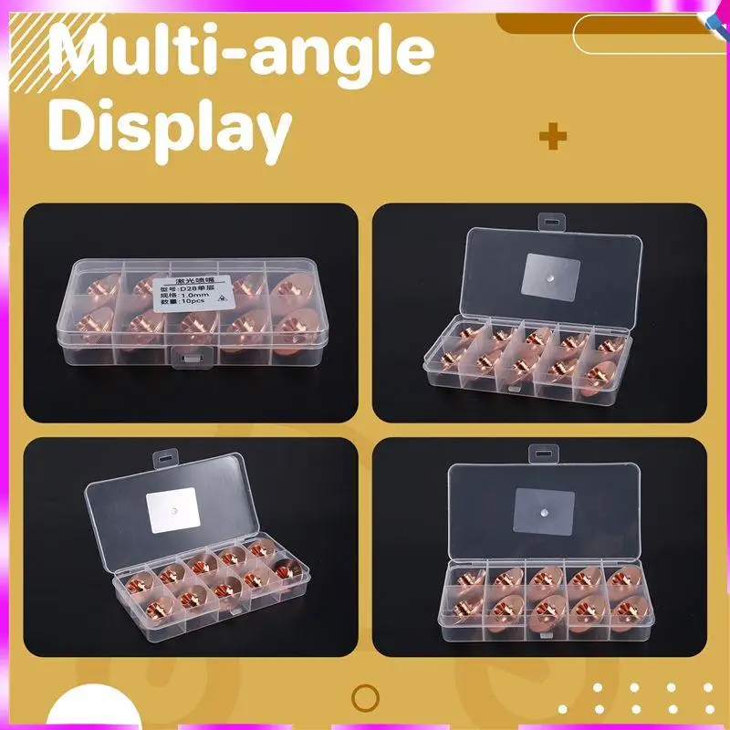 N96R 10 قطعة فوهات القطع بالليزر D28 1.0 لآلة قطع الألياف Raytools Precitec WSX طبقة واحدة فوهة مطلية بالكروم