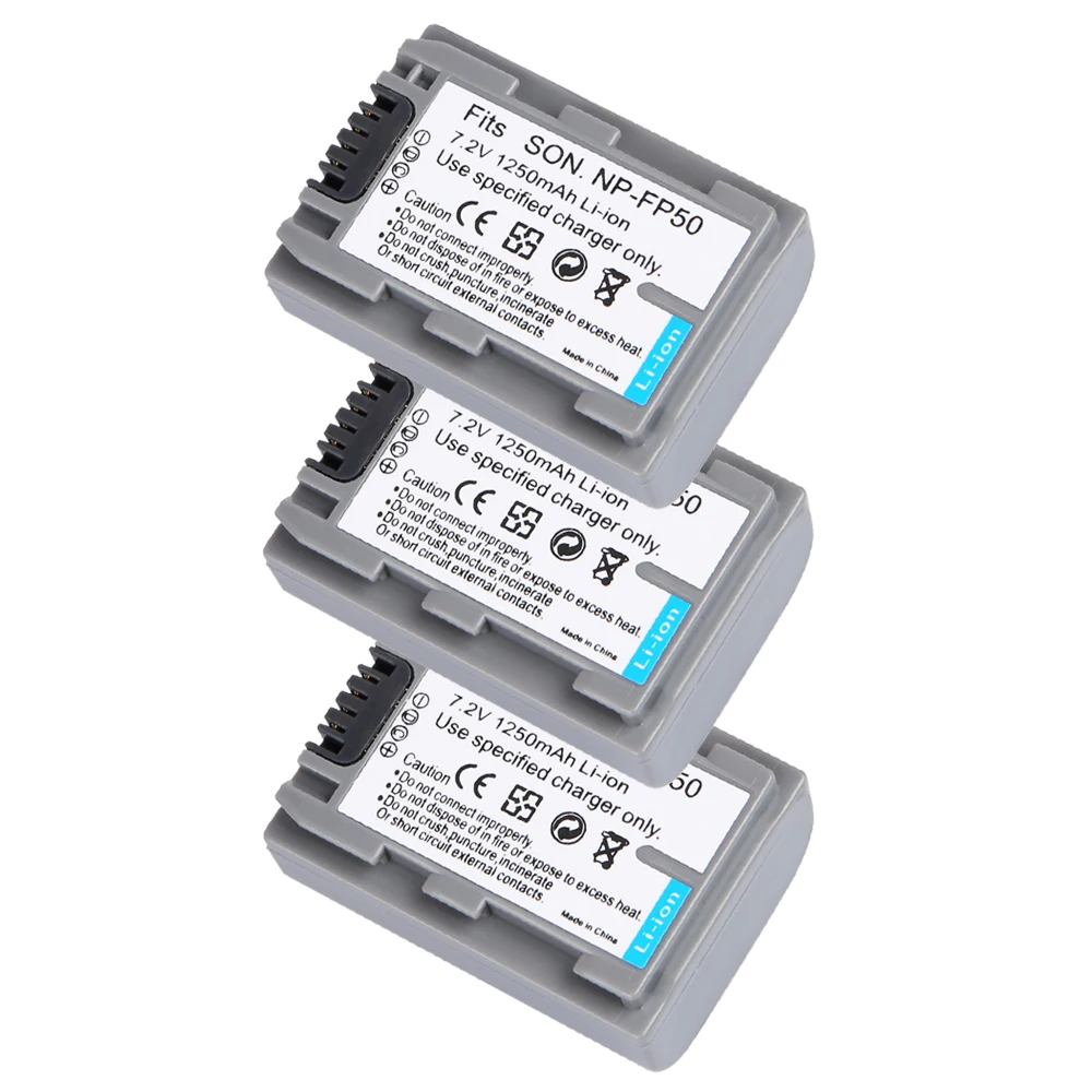 حار 2 قطعة NP-FP50 NP-FP51 بطارية قابلة للشحن NP FP50 بطاريات الكاميرا لسوني NP-FP30 NP-FP50 NP-FP60 NP-FP70 NP-FP71 NP-FP90