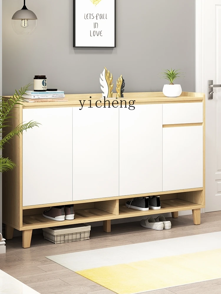 YY Nordic Shoe Cabinet Home Doorway Large Capacity Simple Modern Multifunctional Cabinet