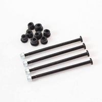 2X Front And Rear Swing Arm Screw Pin With Shaft Sleeve For Wltoys 144002 144010 124016 124017 RC Car Parts Accessories