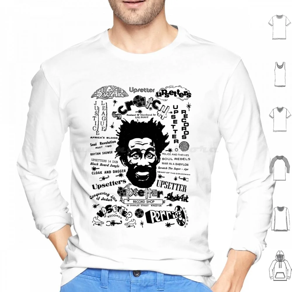 Lee Dub Perry Hoodies Long Sleeve Lee Scratch Perry Reggae Jamaica Lee Perry Dub Scratch Lee Perry Rip Lee Scratch