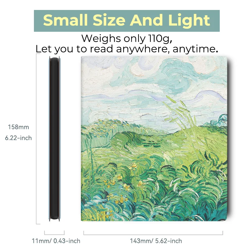 Magnetic Cover For ONYX BOOX Page and Go Color 7 Book Case For Leaf 3c and Leaf3 with Auto Wake Up Ultra Thin Smart Function