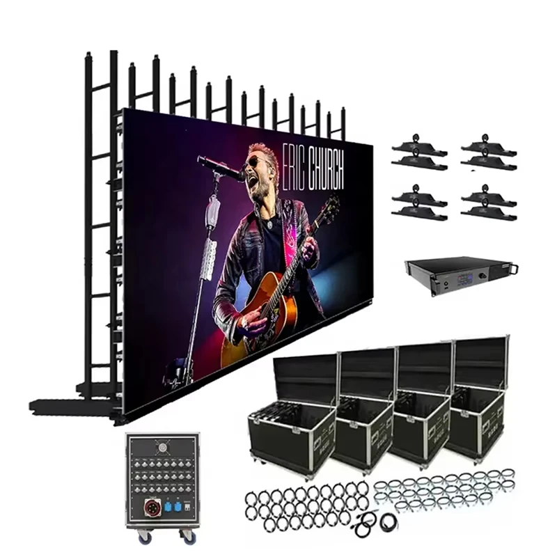 

Outdoor P3.91 P2.5 Never Black 7680 Rental Video Wall Indoor Display Pantalla Stage Led Screen For Festival Concert Event Church