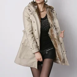 Autumn Winter New Woolen Coat Women's Slim Fit Cardigan Large Coat Women Long Sleeve Single Breasted Stand Collar Woolen Coat