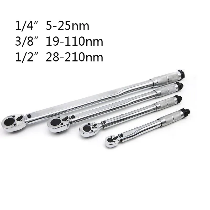 Imagem -03 - Chave de Torque Catraca 525nm Alta Precisão Catraca Ajustável Unidade Quadrada Casa Reparação Bicicletas Ferramentas Manuais Chave Inglesa