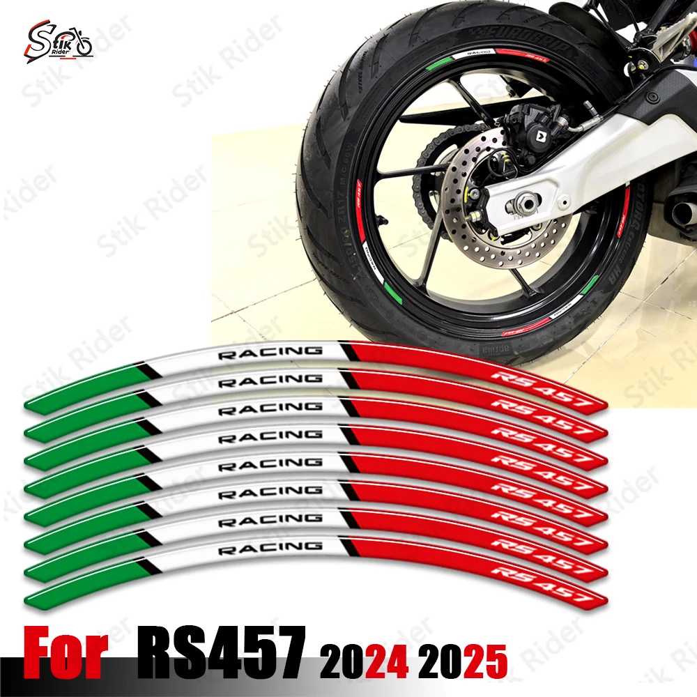 

Fender Wheels Stickers For Aprilia RS457 RS 457 Protector Tank Pad Side Grips Gas Fuel Oil Kit Knee Fairing Decals 2024 2025