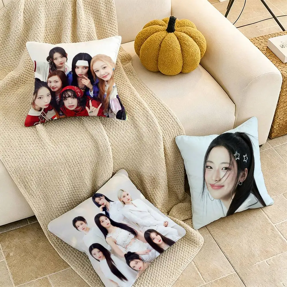 

B-Babymonster CHOOM RUKA PHARITA ASA AHYEON Pillow Case Pattern Printed Pillowcase For Living Room Sofa Cushion Cover