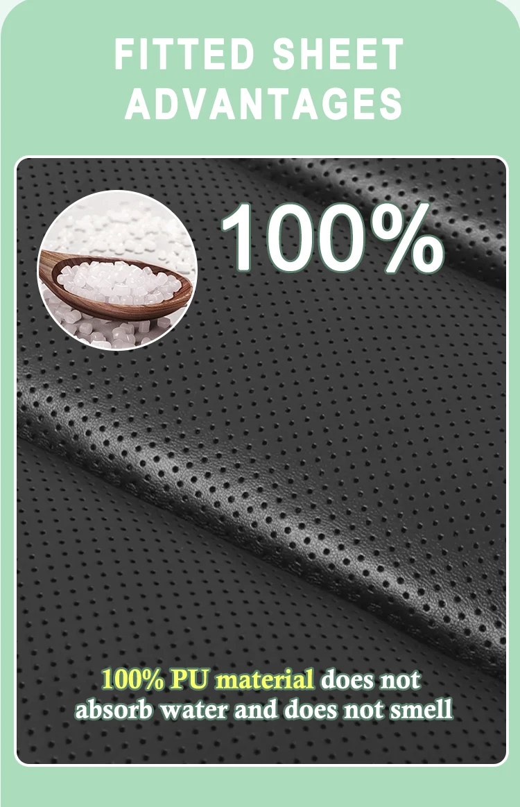 Grounding Mat for Bed, Grounding Pad for Sleeping, Tear-Resistant PU Leather Grounding Mattress with Cord earthing - view 4