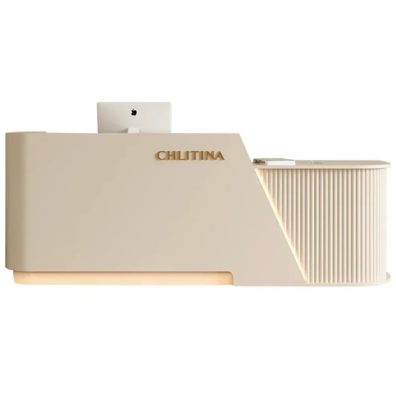 Modern Computer Reception Counter Checkout Minimalist Reception Desks Restaurant Table Mostrador Recepcion Counter Furniture