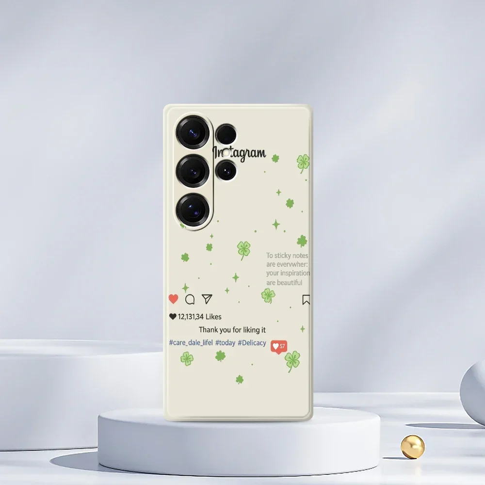 حافظة لهاتف سامسونج جالاكسي S25 S24 S23 S22 S21 S20 Ultra Plus S23 FE S21FE S20FE S10 Plus غطاء سيليكون Coque