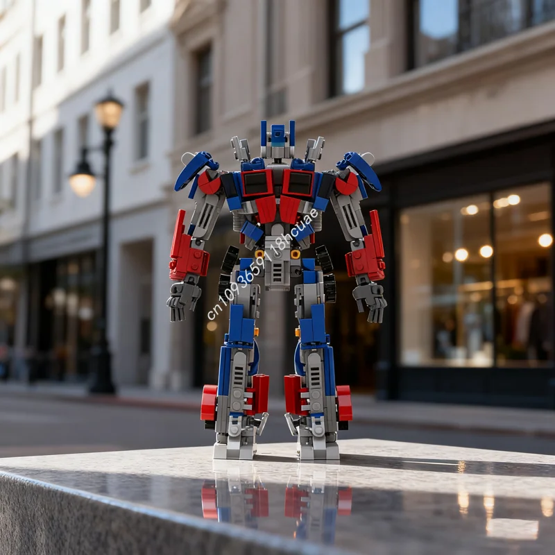 

536 шт. MOC Optimus Prime Bayverse Iconsed модель строительные блоки игрушки DIY творческое образование кирпич детский рождественский подарок на день рождения