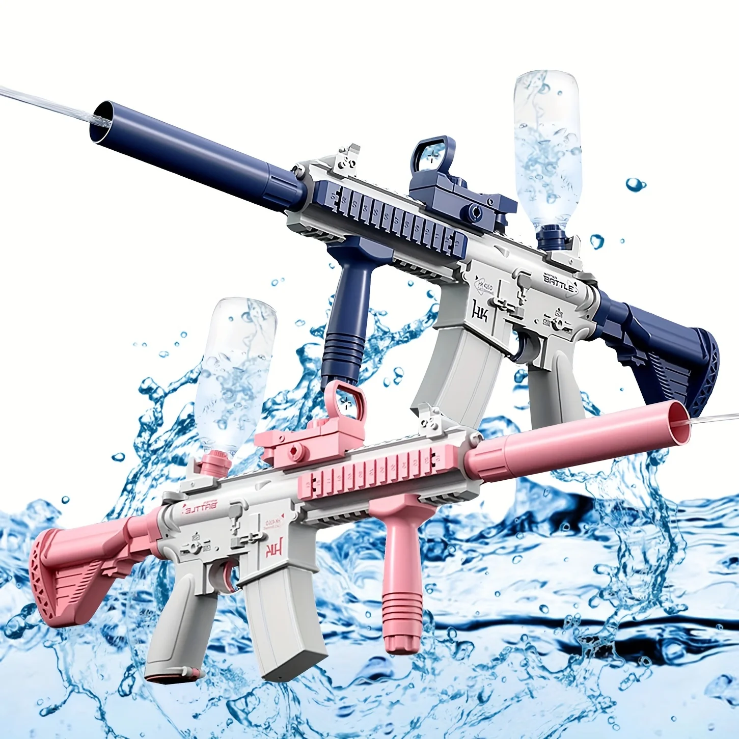 M416 Electric Water Gun Large-capacity Beach Outdoor Water Pool Shooting Games Glock Pistol Shooting Toy Boys Girls Gift