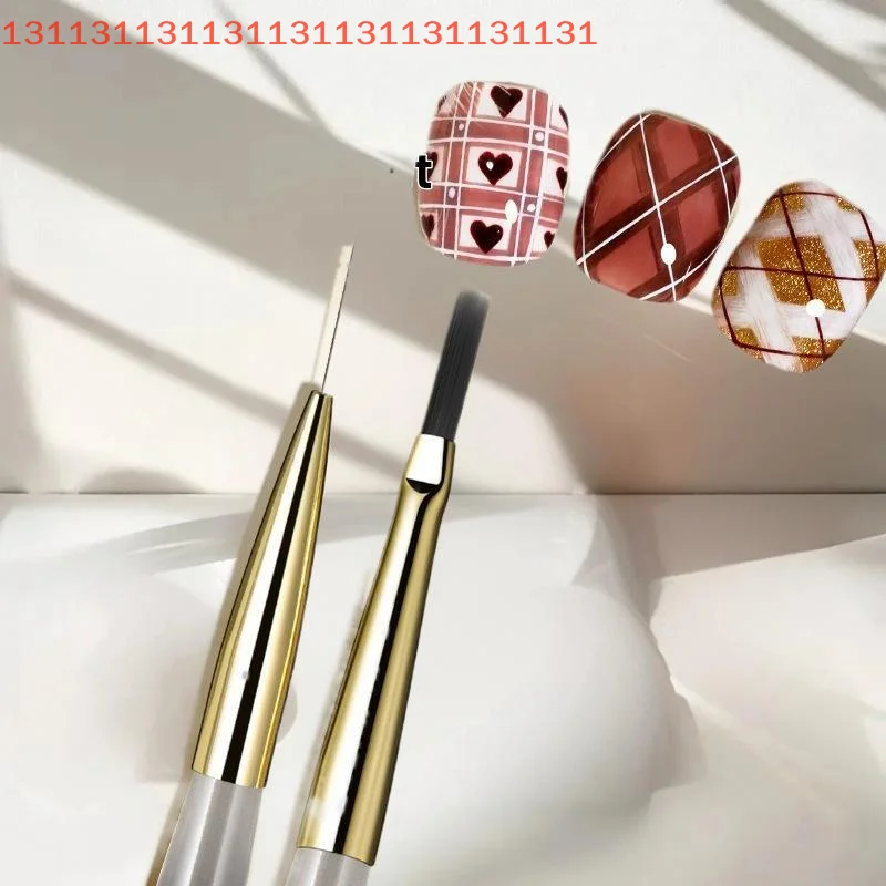 1/5/6 قطعة مسمار أداة فنية الاكريليك اللوحة فرش DIY بها بنفسك تصميم مانيكير أداة مسمار فرشاة فنية مدقق مسمار رسم اللوحة خط فرشاة