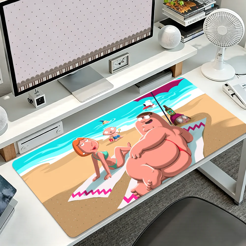 Cartoon F-Family G-Guy Mouse Pad Non-slip Thickened MousePad Student Gaming Lockedge Office Cushion Large Writing
