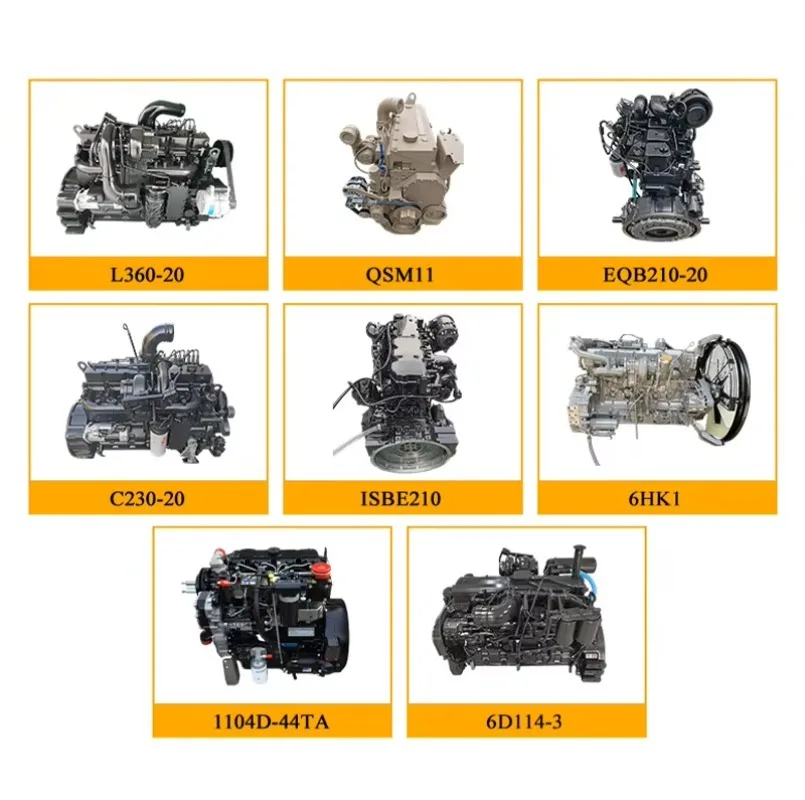 High Quality Original Engine 6D102 for Industrial Machinery Engine Assembly With Best Price on Sale