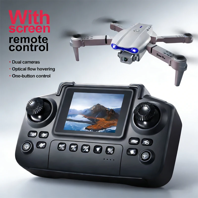 

Новый E88 Дрон управления пневматическим экраном Профессиональный широкий RC Дрон HD Камера Складной Вертолет Самолет Квадрокоптер Дрон Детский Подарочные Игрушки