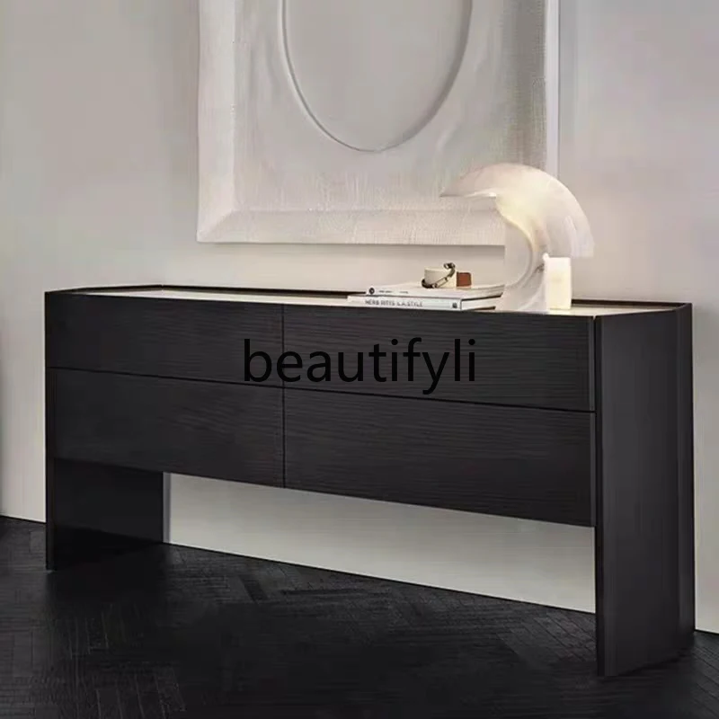 

Italian Style Entryway Table Modern Simple Light Luxury Living Room Home Entryway Console Art