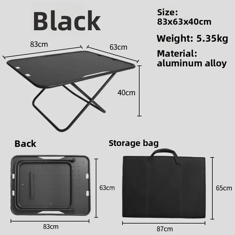 طاولة تكتيكية للتخييم في الهواء الطلق، طاولة عسكرية قابلة للطي من سبائك الألومنيوم، تخييم نزهة ذاتية القيادة للجيش البريطاني #5