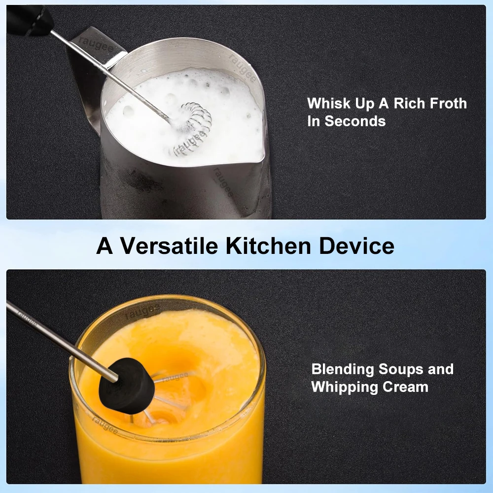 خافق البيض الصغير القابل لإعادة الشحن، خلاط كهربائي محمول باليد، دوران تلقائي، مزبد الحليب، خلاط كريمي أبيض