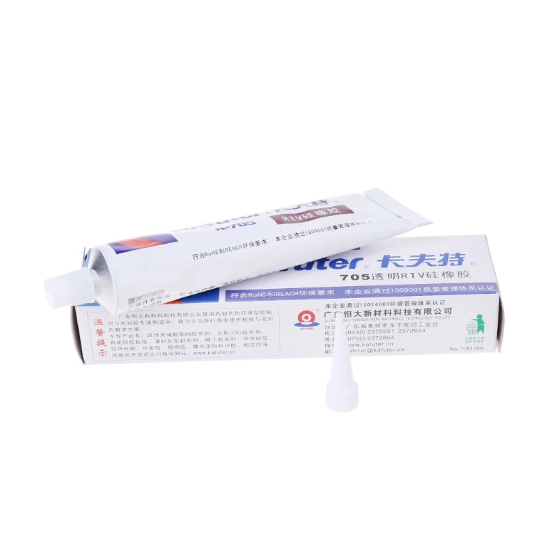 Transparent RTV Silicone Rubber Adhesive Grease Sealant Electronic Glue