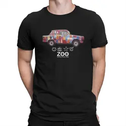 T-shirty męskie Achtung Baby Zoo TV przez ABEL2017 unikalne 100% koszulki bawełniane koszulki z krótkim rękawem U2 zespół rockowy bluzki z dekoltem z nadrukiem