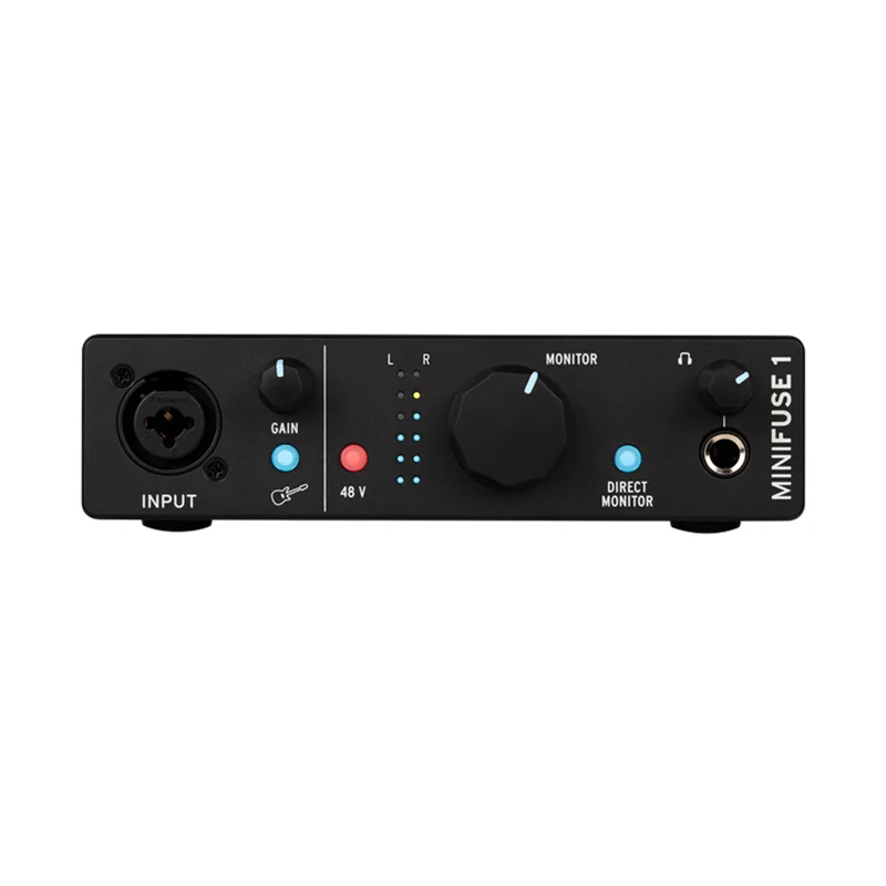 ARTURIA MiniFuse 1 Professional USB external sound card MIDI recording interface for broadcasting,performance and production