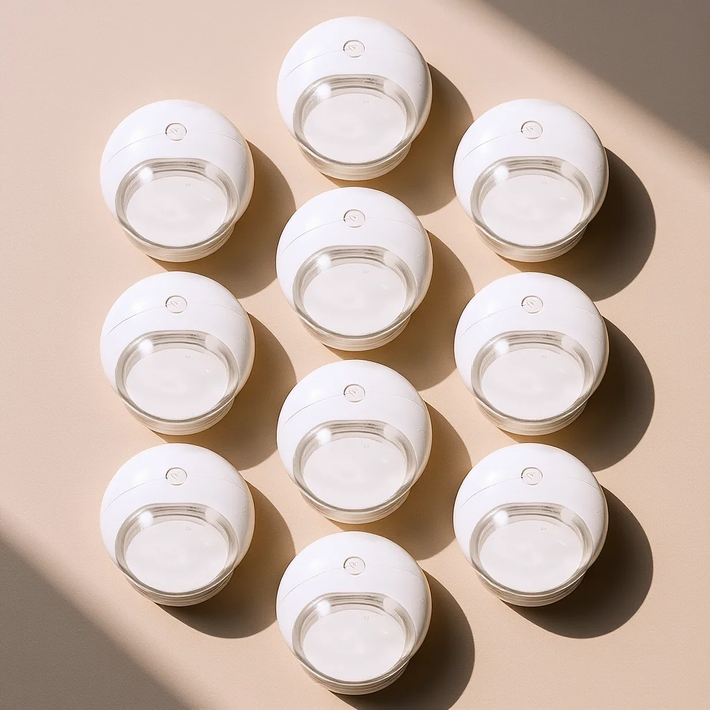 

10Pcs 270mm 150mm Empty Plastic Snow Globe DIY Craft Supplies for Water Globe Making Christmas Round Clear Globe Decoration