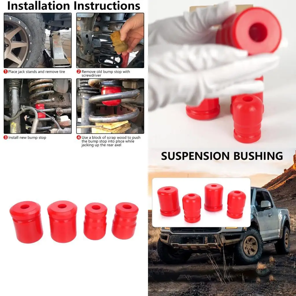 

J0MA Strong Shock Imbiber Ceases Front Rear For 2007 2018 Suv Herder JK JKU Away Road Security