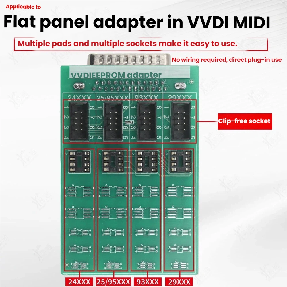 VVDI MIDI Tablet Adapter EEPROM Compatible with VVDI Flat Panel Adapter