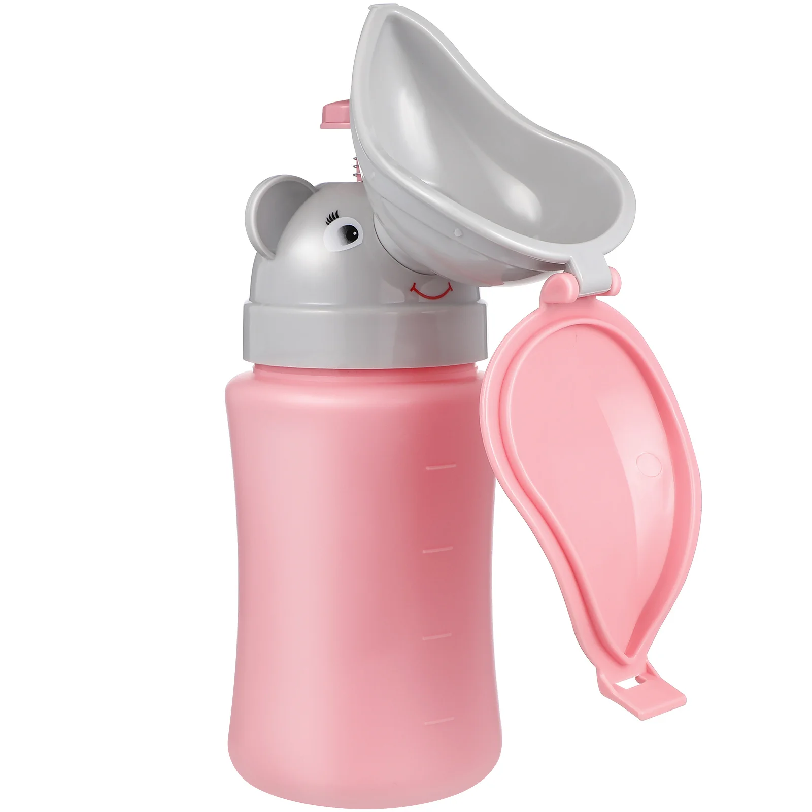 1 قطعة قعادة السفر مبولة للطفل الفتيات قابلة لإعادة الاستخدام المدمجة سيارة مرحاض الطوارئ لا تسرب رحلة التخييم زجاجة مبولة #1