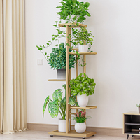 5-Tier Display Shelf Flower Pots Rack Plant Stand Potting Ladder Planter Stand Heavy Duty Storage Shelving Rack for Potted Plant