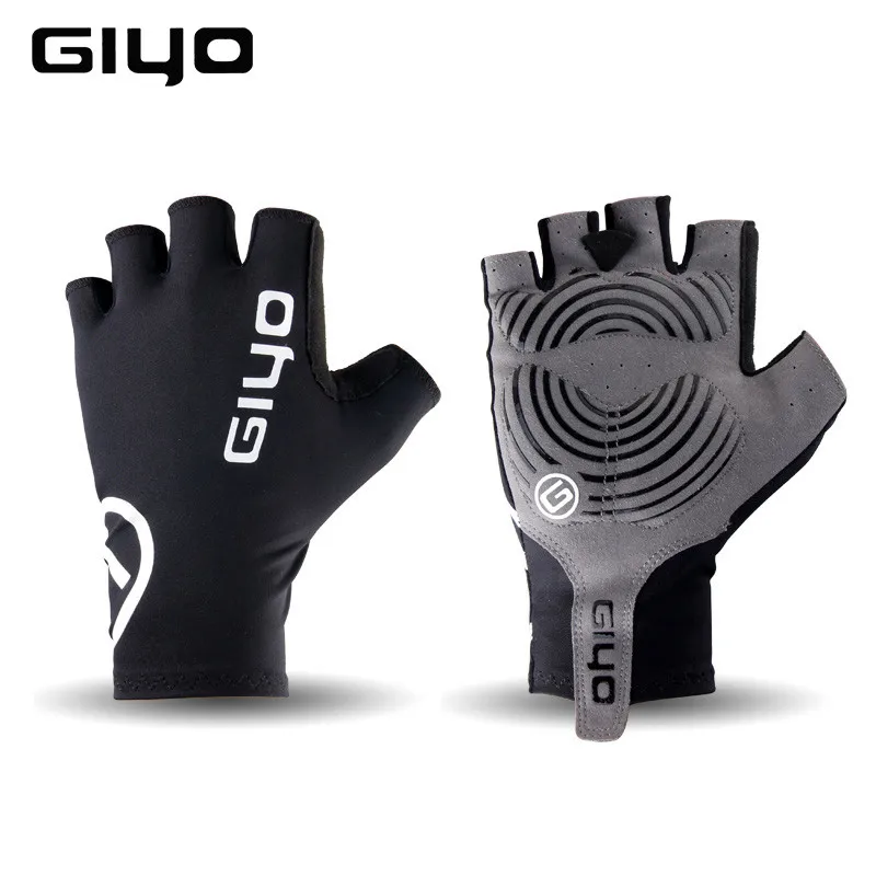 Pro Unisex Half Finger Road Bike Gloves Cycling Racing Bicycle Glove Men Sports Lycra woman anti-skid glove for climbing silicon