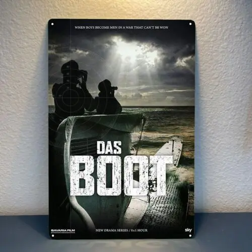 Das Boot Submarine Movie Metal Poster Tin Sign 20x30cm