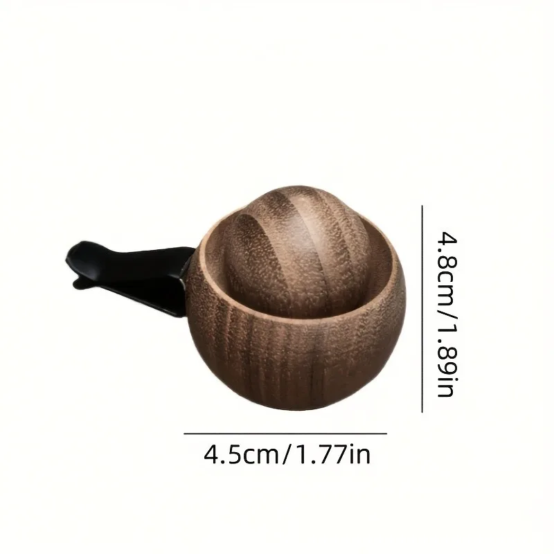 Difusor de Óleos Essenciais para Carro e Casa - Feito de Madeira, Mini Difusor de Fragrância Natural, Adequado para Quarto, Sala de Estar e Banheiro