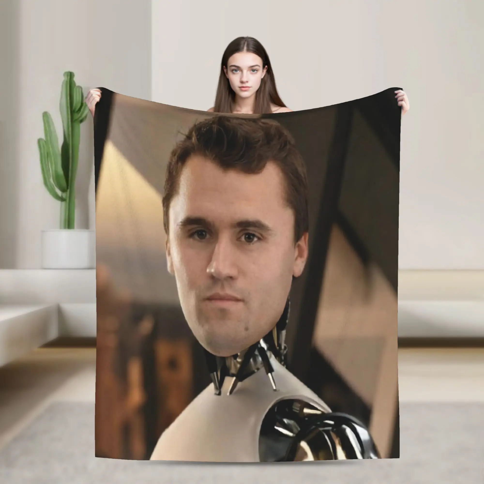 Relax Charlie Kirk funny meme Blanket Accessories Home Decorative  Blanket Throw Warm Fleece for Outdoor