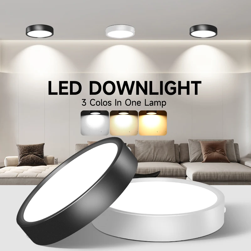 

15W Down Light Surface Mounted Led Downlight Bathroom Lighting Dimmable Hotel Home Light Led Down Lights/Led Downlight/Downlight